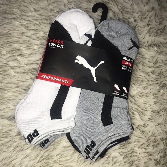 Puma Other - Puma low cut 6 pack of socks